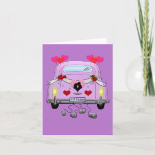 Just Married Greeting  Card