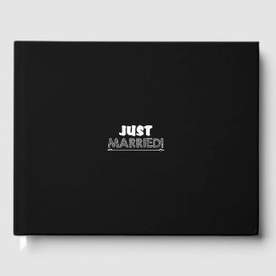 just married guest book