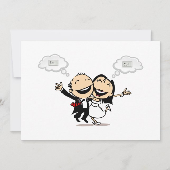 Just married invitation (Front)