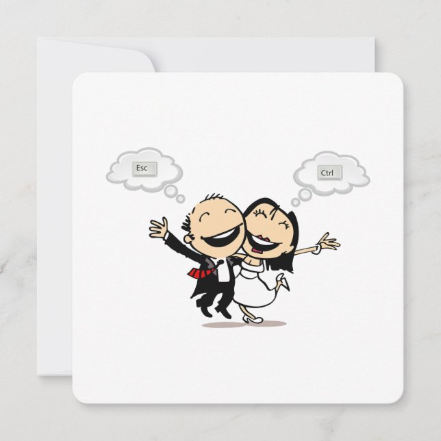 Just married invitation (Front)