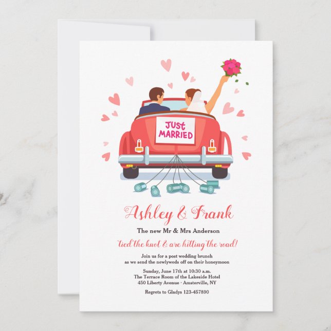 Just Married Invitation (Front)