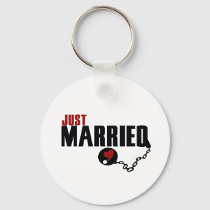 Just Married Keychain