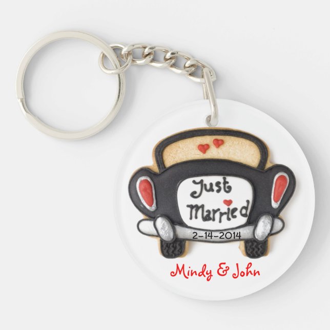 Just Married Keychain (Front)