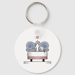 Just married keychain