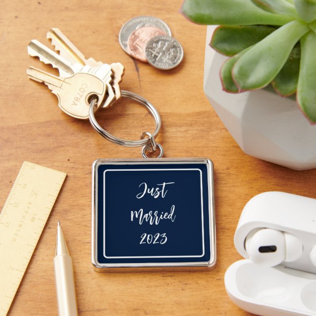 Just Married Keychain (Desk)