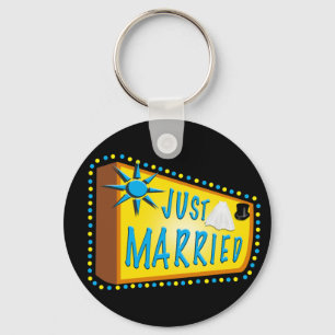 Just Married Keychain