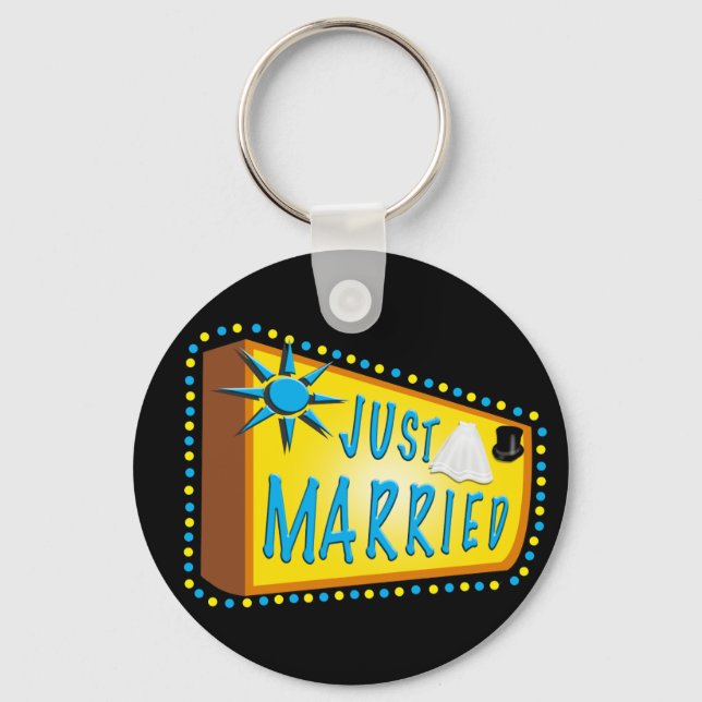Just Married Keychain (Front)