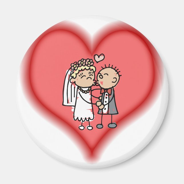 just married magnet (Front)