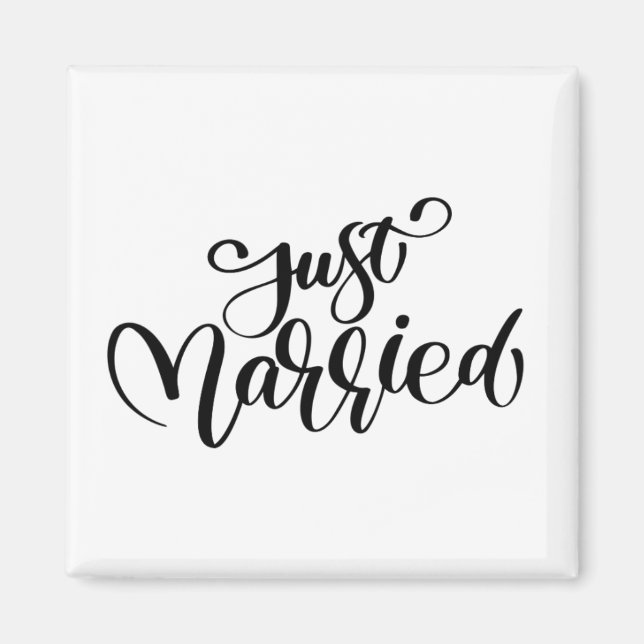 Just Married Magnet (Front)