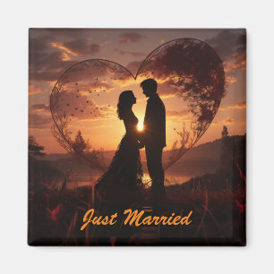 Just Married Magnet