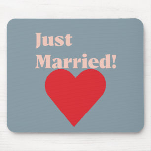 Just Married! Mouse Pad
