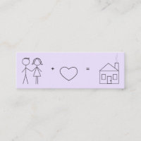 Just Married New Address Card