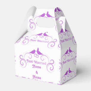 Just Married Newlyweds Thunder_Cove Favor Box