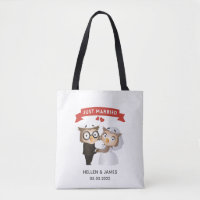 Just Married Owl Wedding  