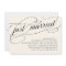 Just Married | Post Wedding Brunch Invitation