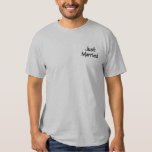 Just Married shirt<br><div class="desc">Just Married t-shirt... ...  great present for the groom</div>