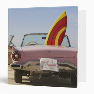 Just Married Sign And Surfboard Binder