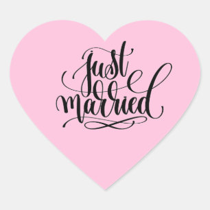 Just Married Sticker
