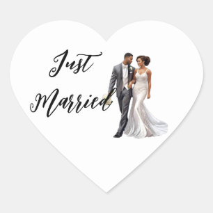 Just Married Sticker