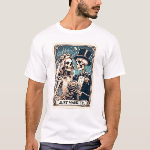 Just Married Tarot Card Theme T-Shirt