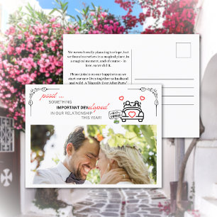 Just Married - We Eloped Photo Postcard