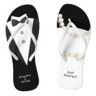 Just Married wedding Bride & Groom