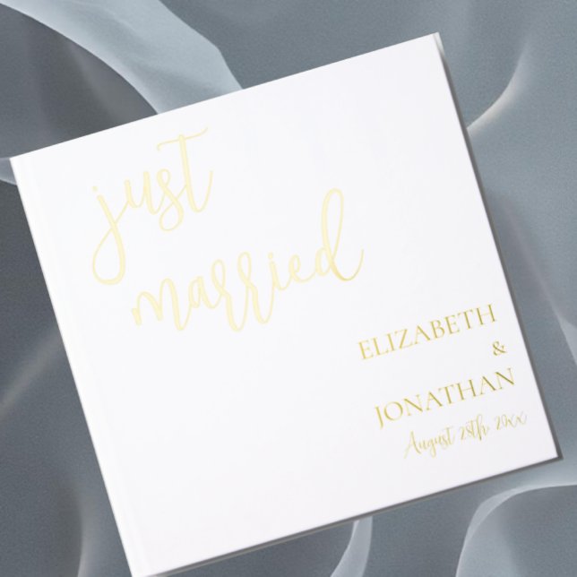 Just Married Wedding Guest Book (Creator Uploaded)