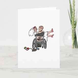 Just Married (Wheelchair) Announcement