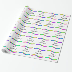 Just Married Wrapping Paper