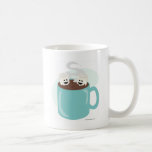 Just Marshmellows in Chocolate Coffee Mug<br><div class="desc">Hot tubbing is awesome especially when itās a tub full of steaming hot chocolate. This super cute happy marshmallow design is perfect for those winter nights when you curl up with some cocoa, and those hot summer nights when you want to relax in the hot tub. Get a cute marshmallow...</div>