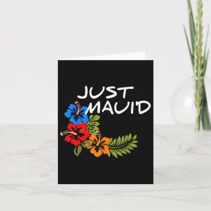 Just Maui'd Vintage Hawaiian Honeymoon Gifts Card