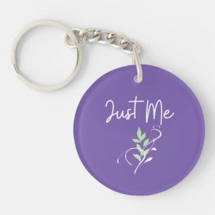 Just Me Acrylic Keychain