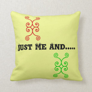 Just Me Throw Pillow