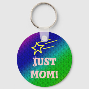 Just Mom Superstar Keychain