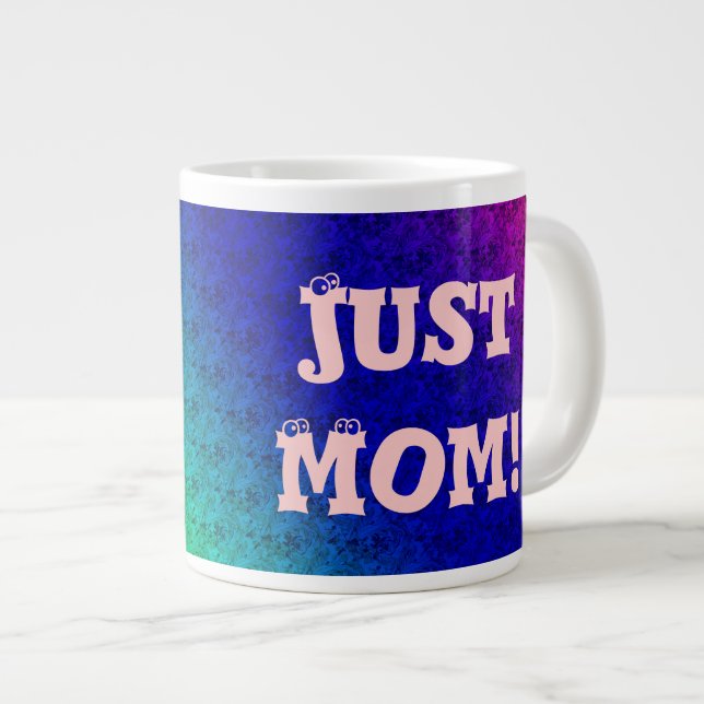 Just Mom Superstar Large Coffee Mug (Front Right)