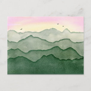 Just Mountians Postcard