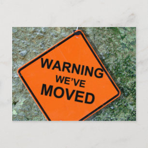 JUST MOVED POST CARDS -