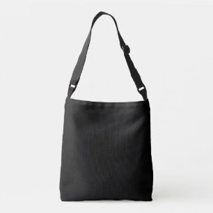 Just My Color Jet Black Crossbody Bag