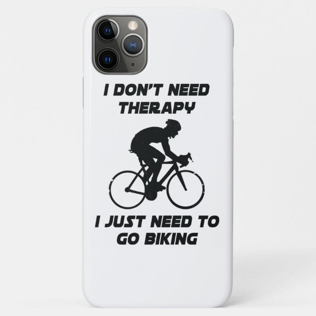 Just need to go biking T-Shirt Case-Mate iPhone Case (Back)