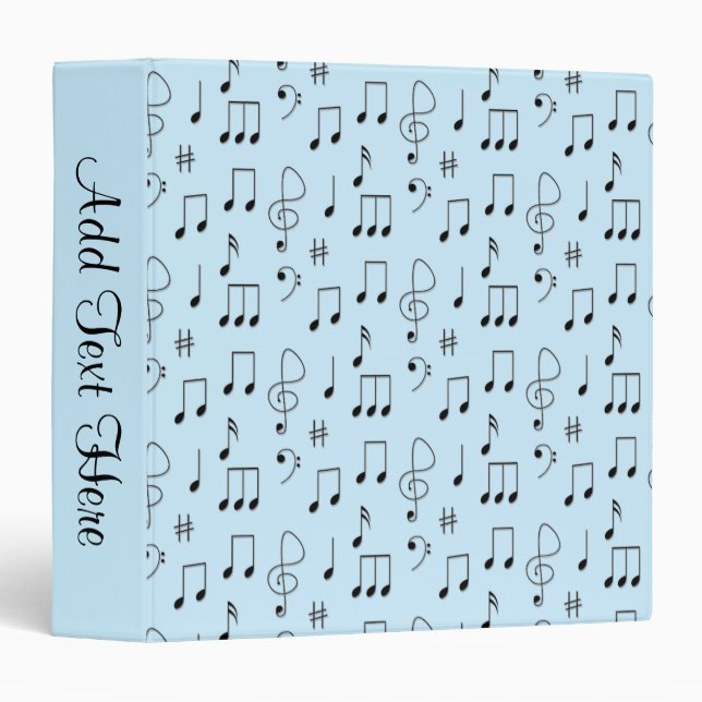 Just Noted Blue Binder (Front/Spine)