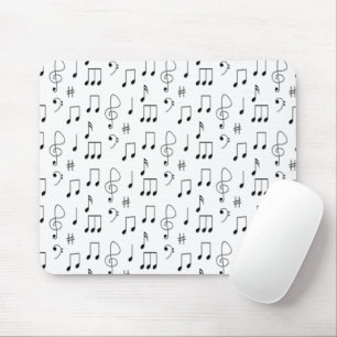Just Noted White Mouse Pad