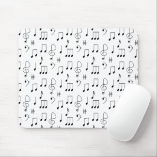 Just Noted White Mouse Pad