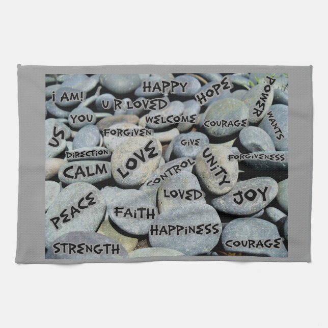 Just Notes,Love_ Kitchen Towel (Horizontal)