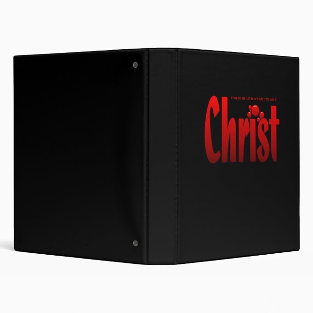 Just One Drop - Romans 5:9 Binder (Background)