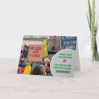 Just one halfway competent leader card