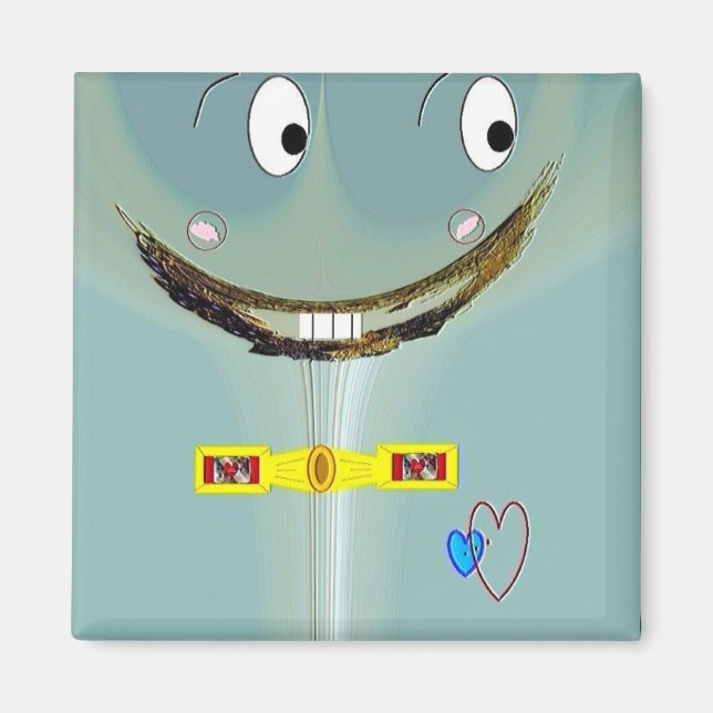 "Just One Look and You're Hooked" 2 inch Magnet (Front)