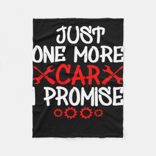 Just One More Car I Promise Fleece Blanket