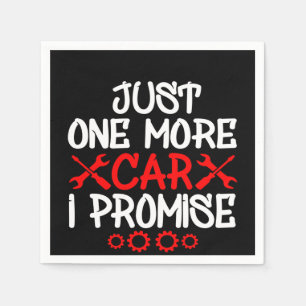 Just One More Car I Promise Napkin