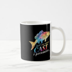 Just One More Cast I Promise Fishing Angler Gifts Coffee Mug