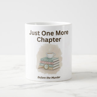 Just One More Chapter Before the Murder  Large Coffee Mug